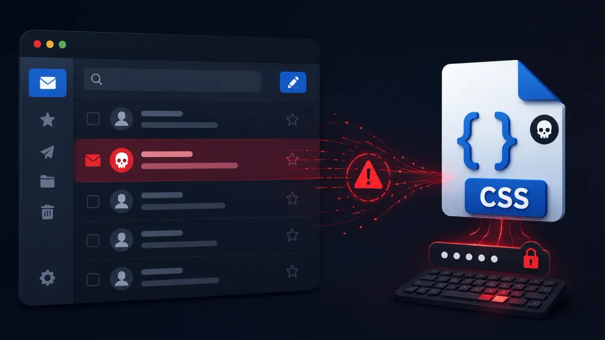 CSS Bomb атаки превръщат легитимни имейли в крадци на пароли чрез кейлогъри