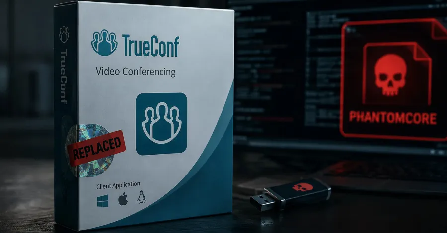 Уязвимости в TrueConf Server са експлоатирани за замяна на клиентски инсталатори с PhantomCore