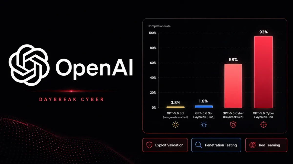 OpenAI разширява Daybreak Cyber с GPT-5.6 за валидиране на експлойти, пентестване и Red Teaming