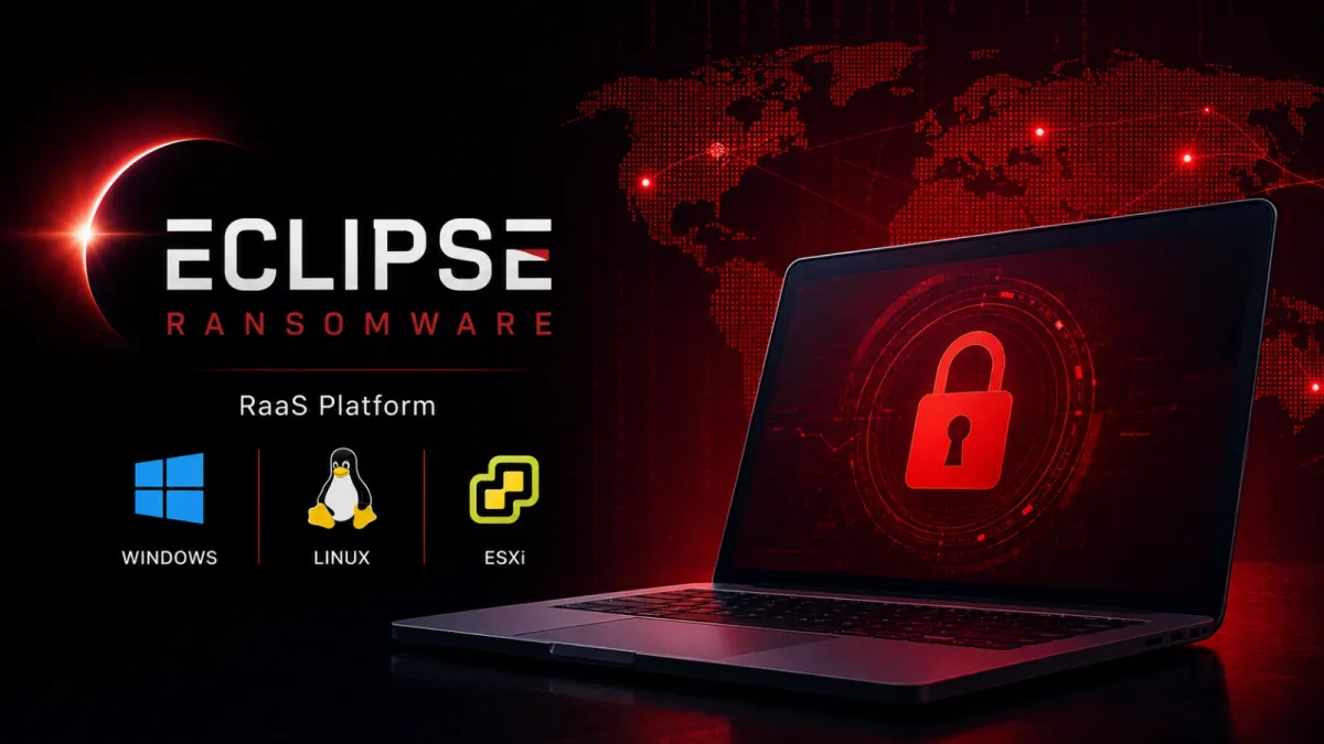 Eclipse Ransomware стартира RaaS платформа, насочена към Windows, Linux и ESXi инфраструктура