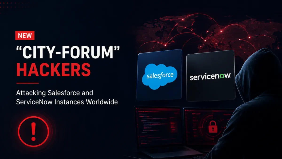 Нови хакери „City-Forum“ атакуват Salesforce и ServiceNow инстанции по целия свят