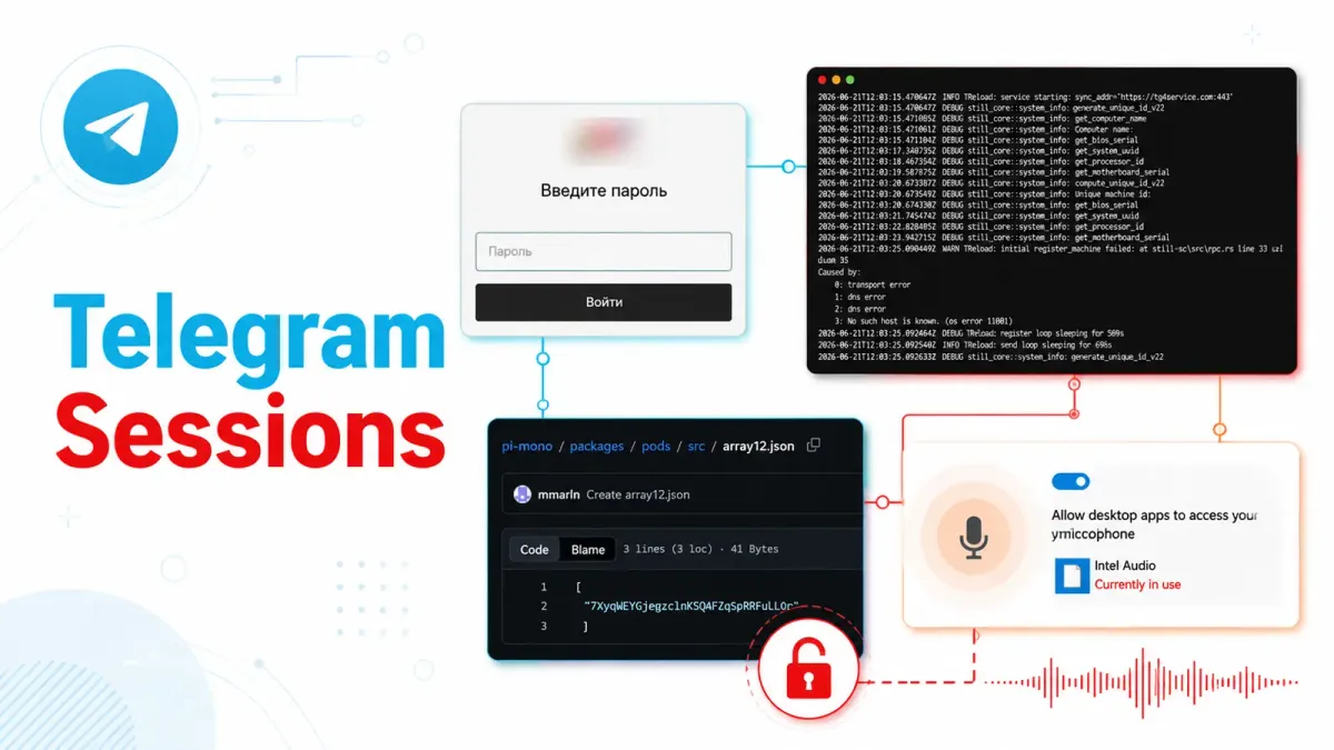 Инструментариумът „Still Toolkit“ на Armored Likho краде сесии в Telegram и записва разговорите на жертвите