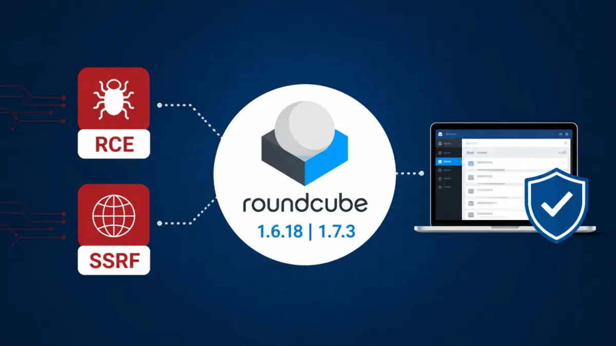 Публикувани са версии Roundcube 1.6.18 и 1.7.3 с корекции за уязвимости за отдалечено изпълнение на код (RCE) и фалшифициране на заявки от страна на сървъра (SSRF)