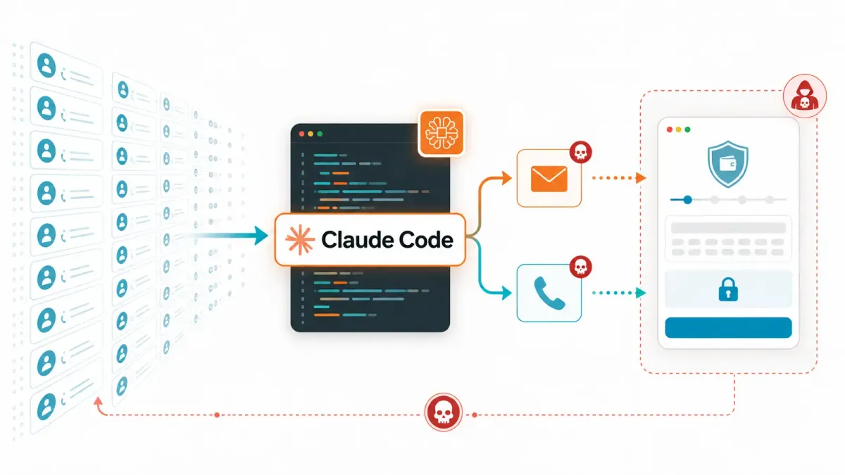 Криптоизмамник използва Claude Code за обработка на над 100 000 телефонни номера с цел насочване към жертви