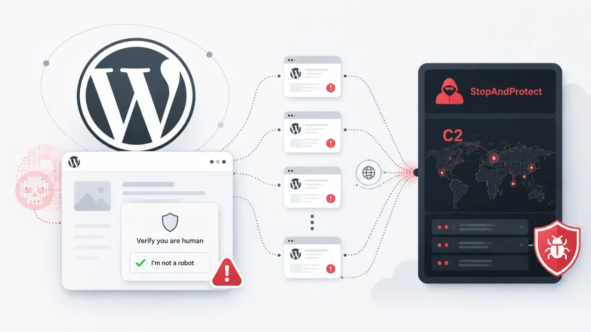Хакери компрометират хиляди WordPress сайтове, за да ги използват като C2 сървъри за зловредния софтуер StopAndProtect