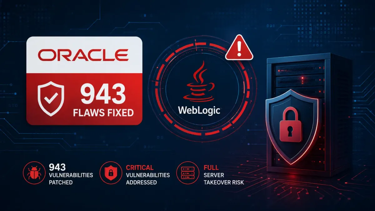 Oracle пусна 943 корекции за сигурност, включително за критична уязвимост за пълен контрол над WebLogic