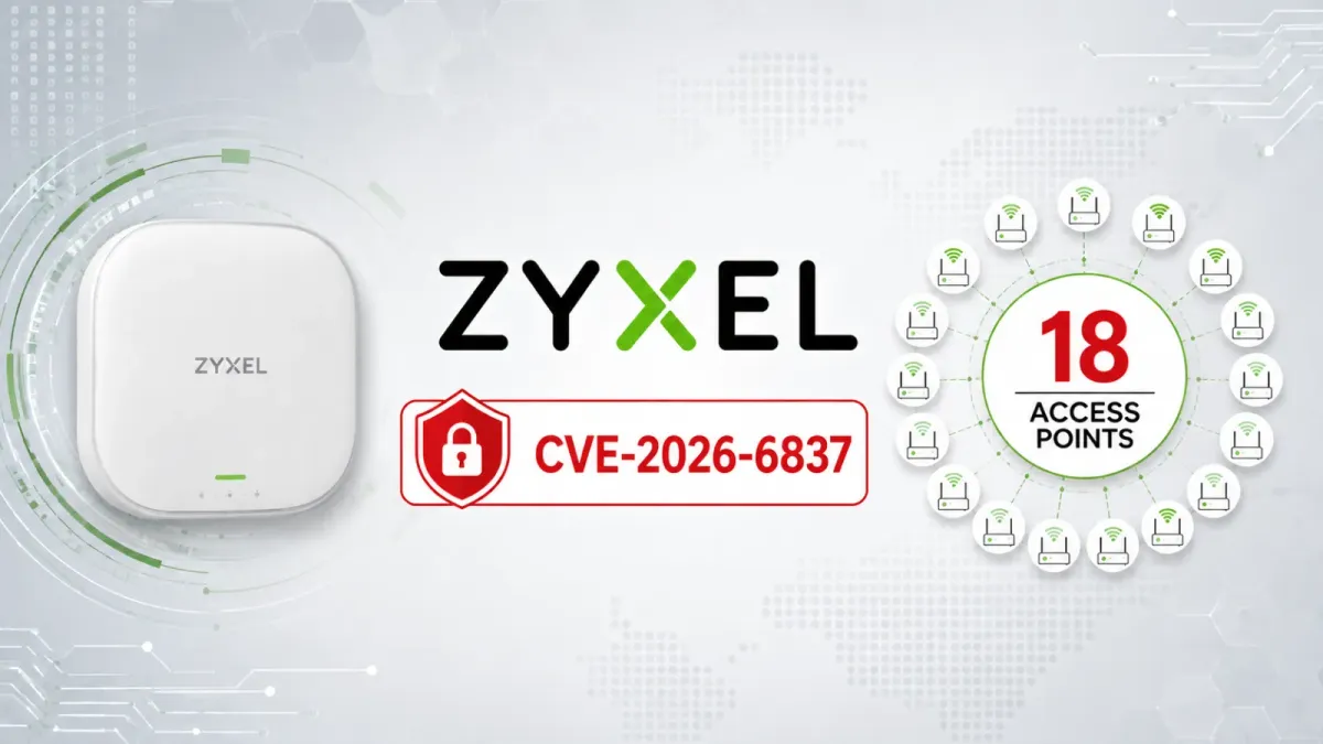 Zyxel отстранява уязвимост за внедряване на команди в 18 точки за достъп, позволяваща изпълнение на команди с root права в операционната система