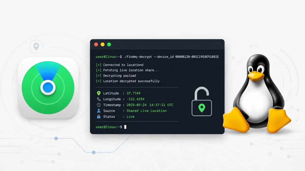 Обратно инженерство на частния протокол Find My People на Apple позволява декриптиране на местоположението в реално време под Linux