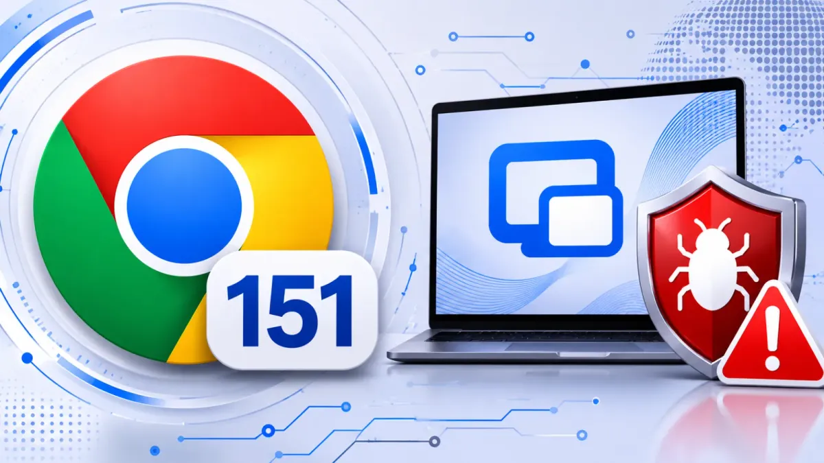 Неизправност в Chromoting в Google Chrome 151 позволява на атакуващи отдалечено да изпълняват злонамерен код
