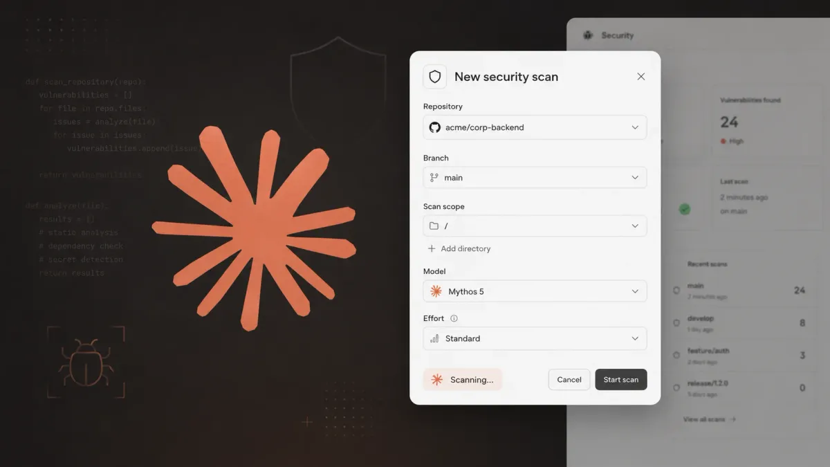 Claude Mythos 5 вече е наличен в Claude Security за сканиране на уязвимости