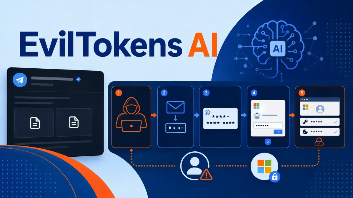 EvilTokens не просто краде сесии в Microsoft — неговият изкуствен интелект казва на атакуващите кого да измамят след това