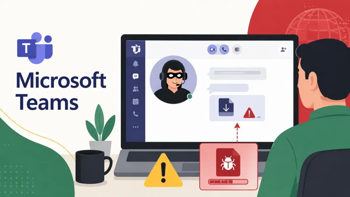 SynkLoader се представя за ИТ поддръжка, атакувайки потребители чрез Microsoft Teams