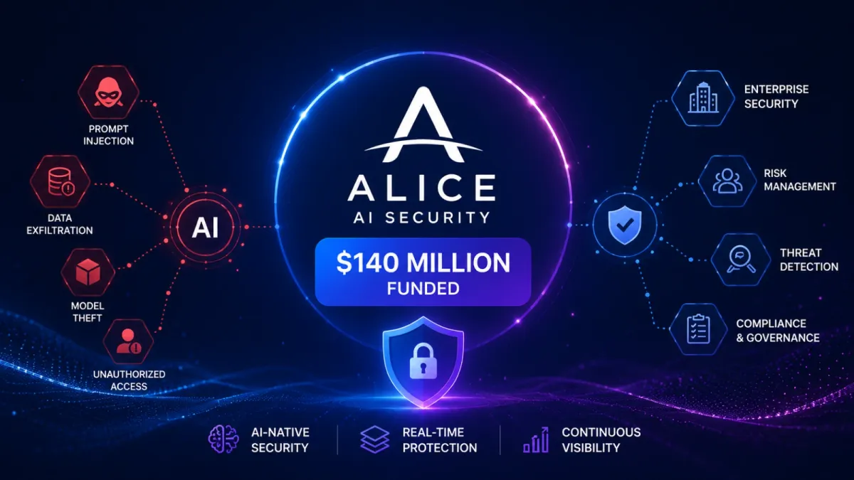Стартъпът за сигурност на изкуствения интелект Alice набира 140 милиона долара на фона на скок в заплахите за корпоративния AI