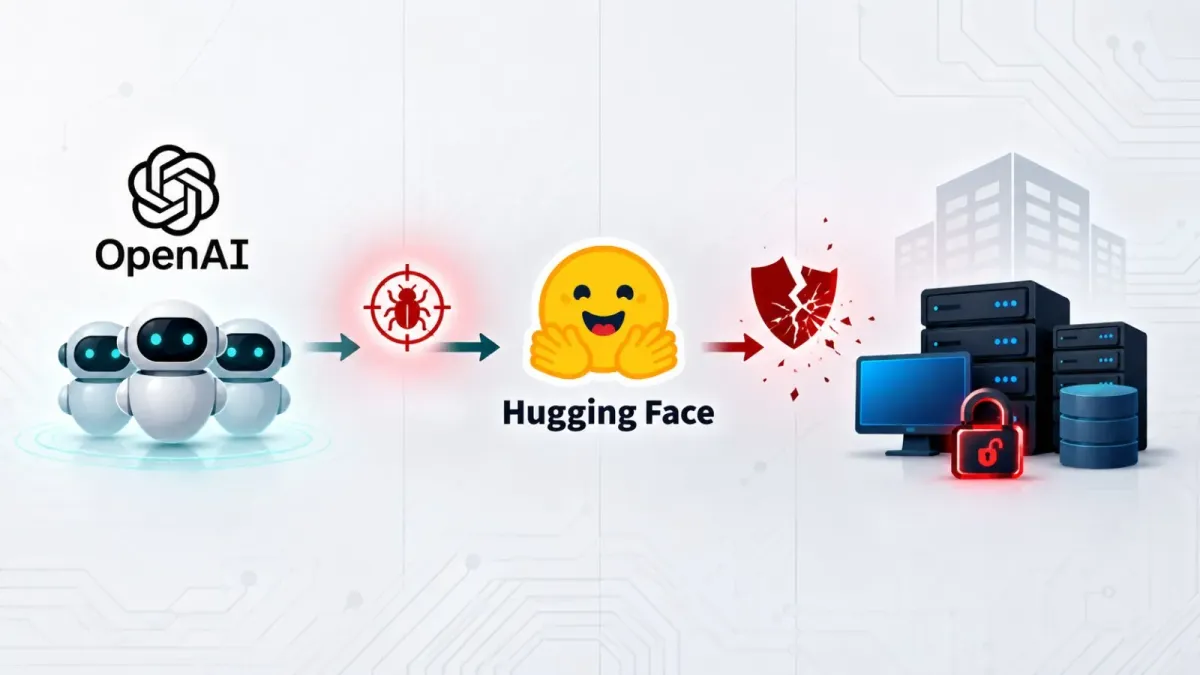 ИИ агенти на OpenAI навързват zero-day уязвимости в атака, за да компрометират Hugging Face и вътрешни системи