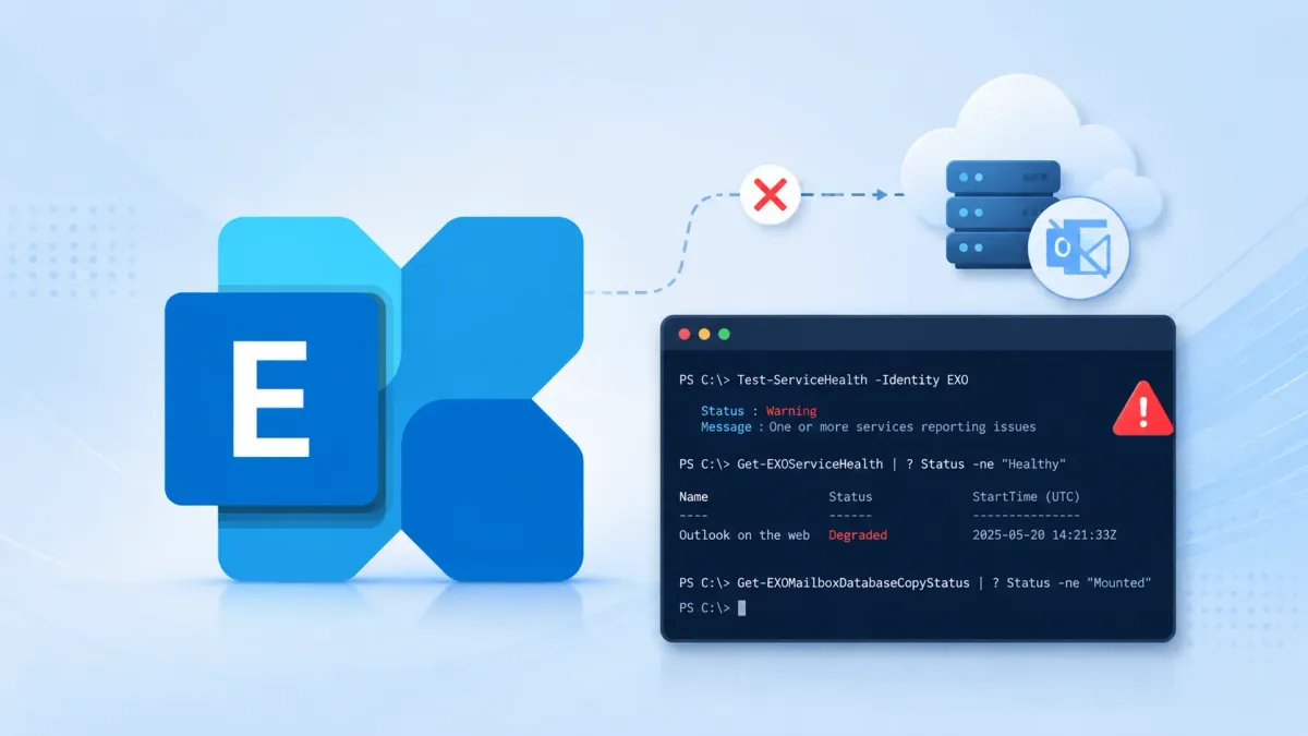 Microsoft разследва ново прекъсване на Exchange Online, проследено като EX1464935 [Актуализирано]
