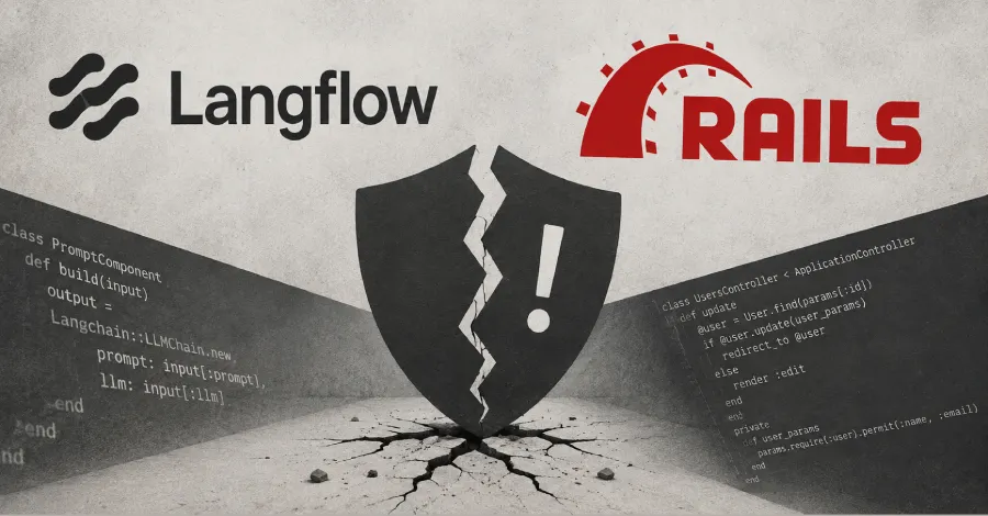 Атакуващи се възползват от критични уязвимости в Langflow и Rails за проучване на идентификационни данни и C2 активност