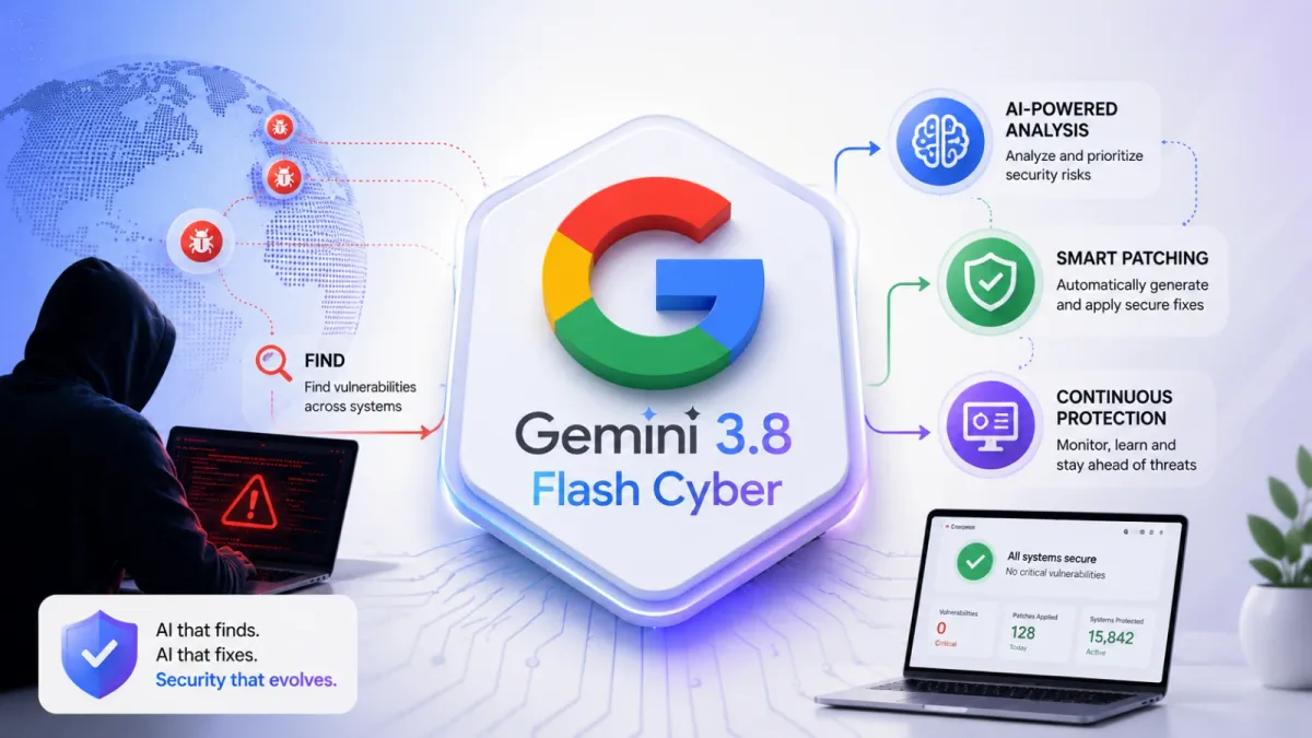 Google представи Gemini 3.8 Flash Cyber за откриване и автоматично отстраняване на уязвимости в сигурността