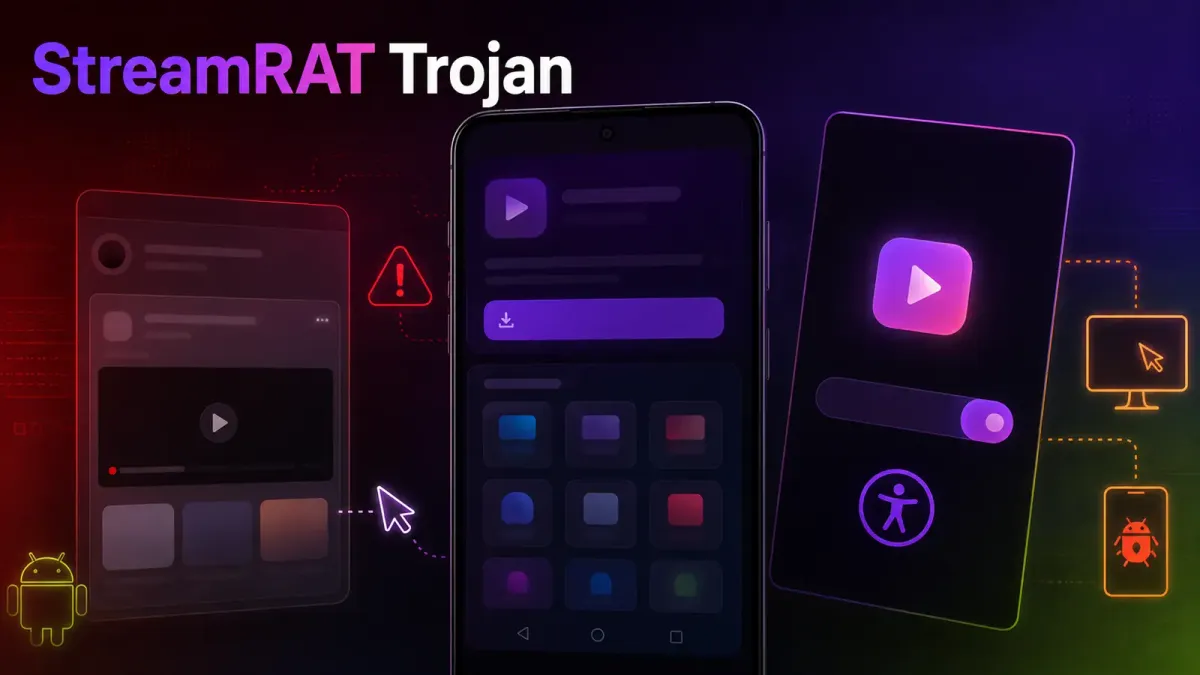 Новият Android троянец StreamRAT предоставя на хакерите пълен отдалечен контрол чрез VNC и Accessibility