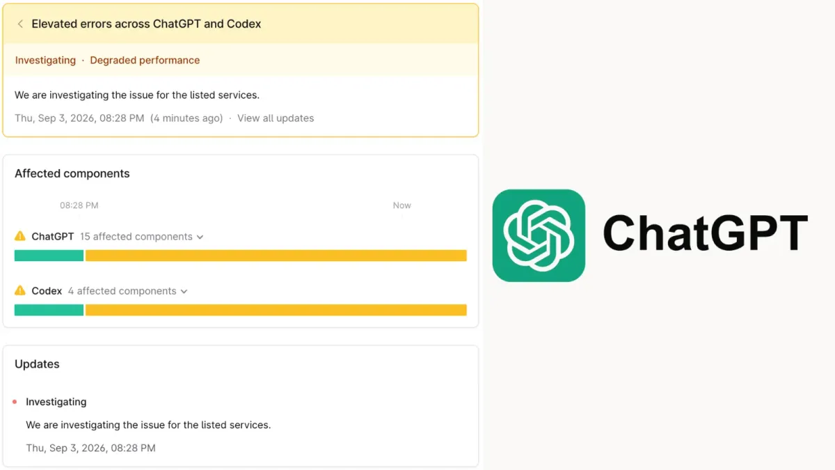 OpenAI разследва зачестили грешки, засягащи услугите ChatGPT и Codex