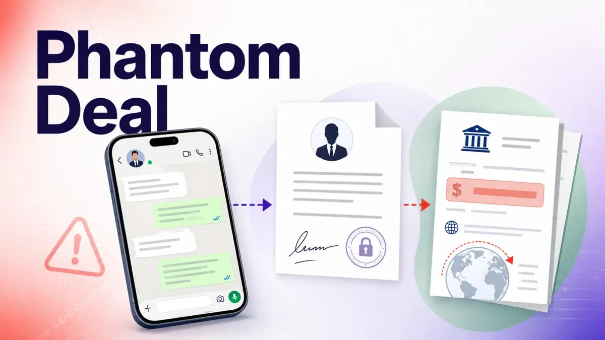 Хакери от кампанията Phantom Deal се представят за ръководители и използват фалшиви споразумения за конфиденциалност, за да крадат корпоративни преводи