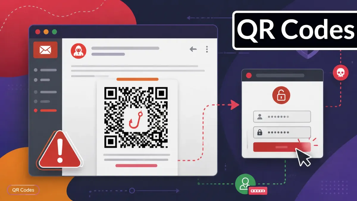Хакери използват QR кодове в фишинг имейли за кражба на данни за вход