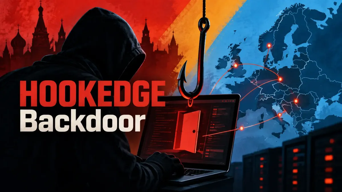 Руски хакери използват нов заден вход HOOKEDGE за шпионаж на европейски организации