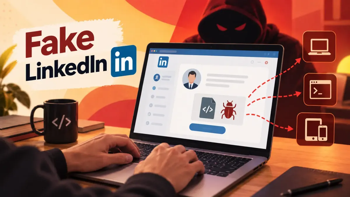 Хакери използват фалшиви оферти за работа в LinkedIn, за да инфектират разработчици с нови кросплатформени RAT троянци