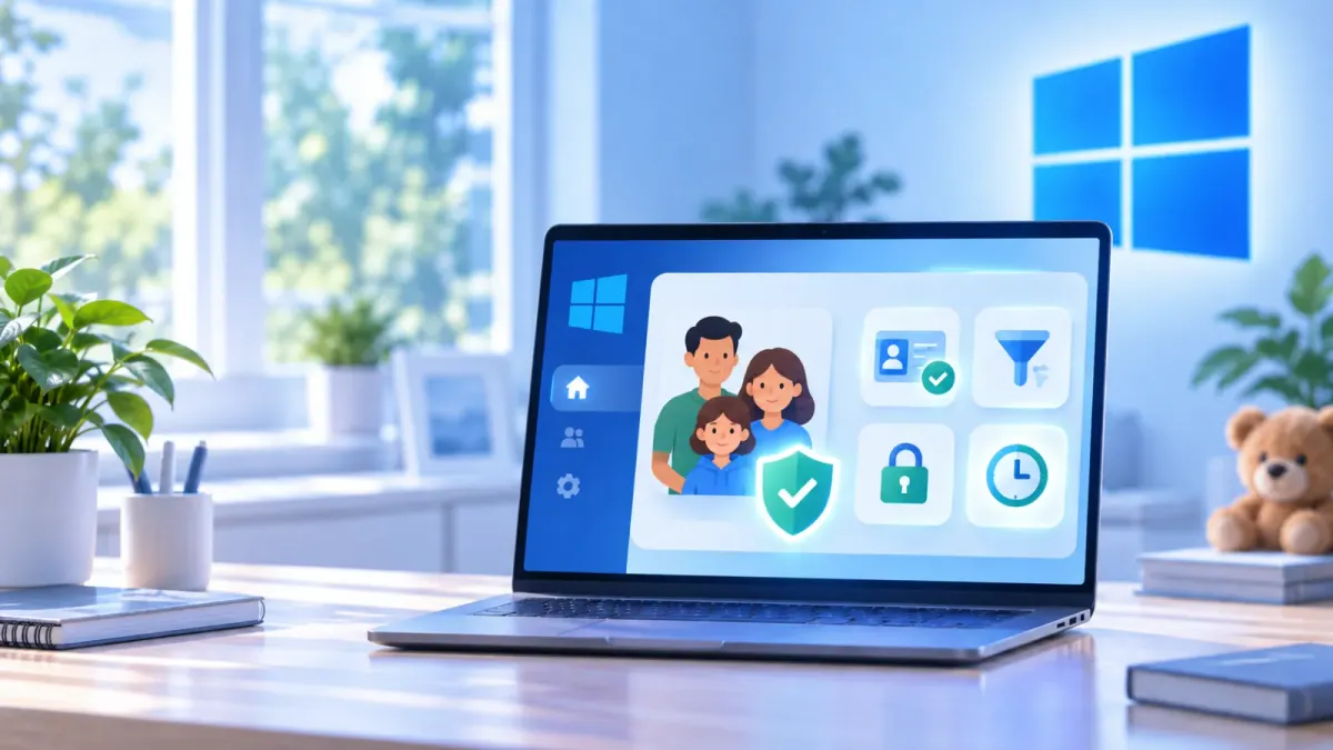 Microsoft разширява Windows Family Safety с вградена проверка на възрастта и родителски контрол