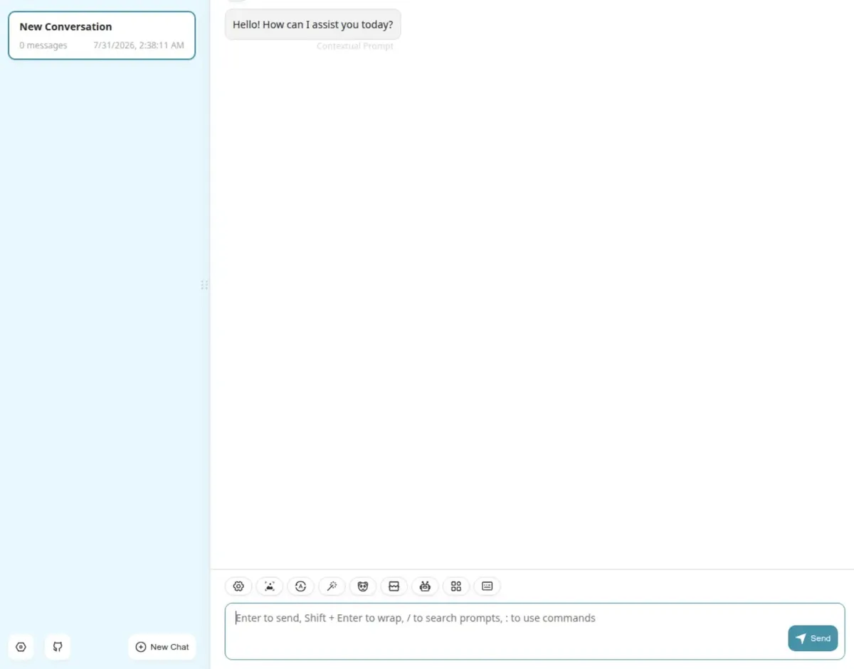 Пример за локално хостван NextChat прозорец (Източник – Unit42)