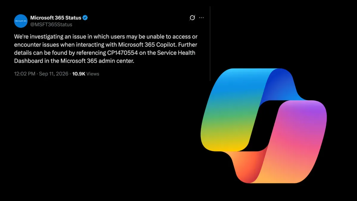 Microsoft разследва проблеми с достъпа до Microsoft 365 Copilot в рамките на инцидент CP1470554