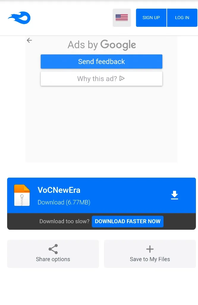 Зловредни APK файлове се хостват в платформа за споделяне на файлове от трета страна (Източник – Zimperium)