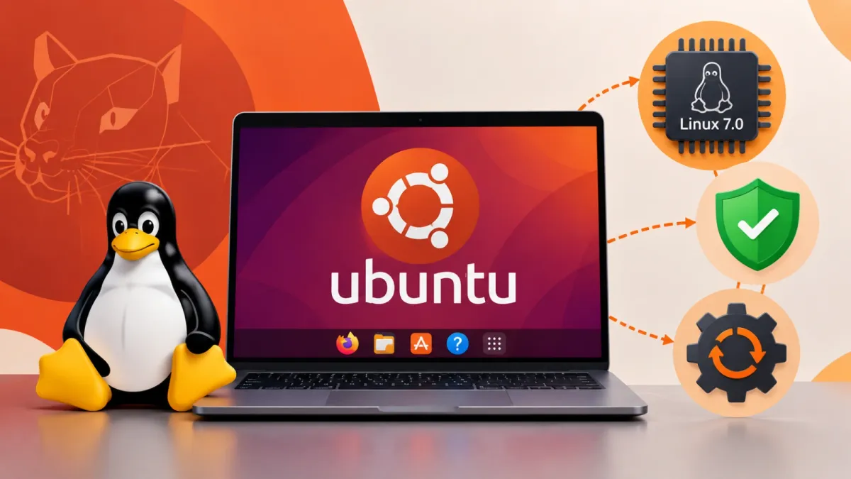 Ubuntu 24.04.5 LTS излезе с ядро Linux 7.0 и най-новите актуализации за сигурност