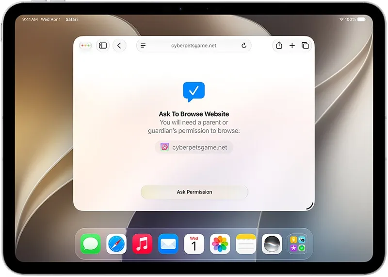Родителски контрол на Apple