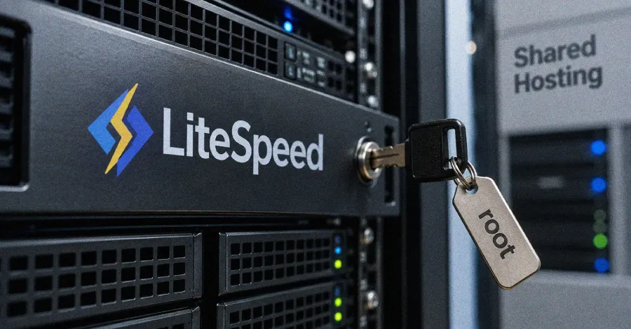 Критична уязвимост в LiteSpeed Enterprise може да позволи на един хостинг акаунт да получи root достъп до споделен сървър