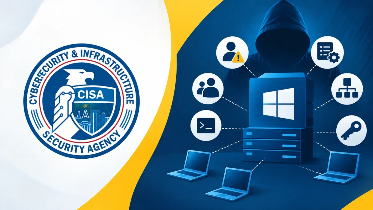 CISA споделя 17 техники, използвани от хакери за компрометиране на среди с Active Directory