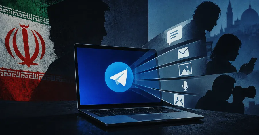 Ирански хакери използват зловреден софтуер, управляван през Telegram, за шпионаж на дисиденти и журналисти