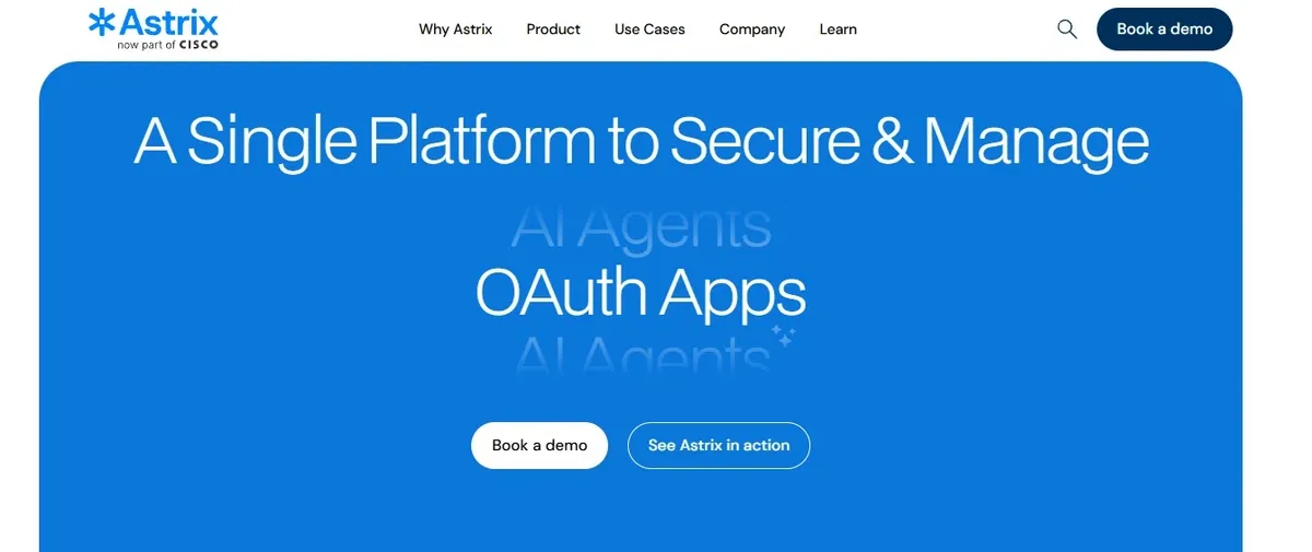 Astrix Security сигурност за SaaS-към-SaaS и OAuth