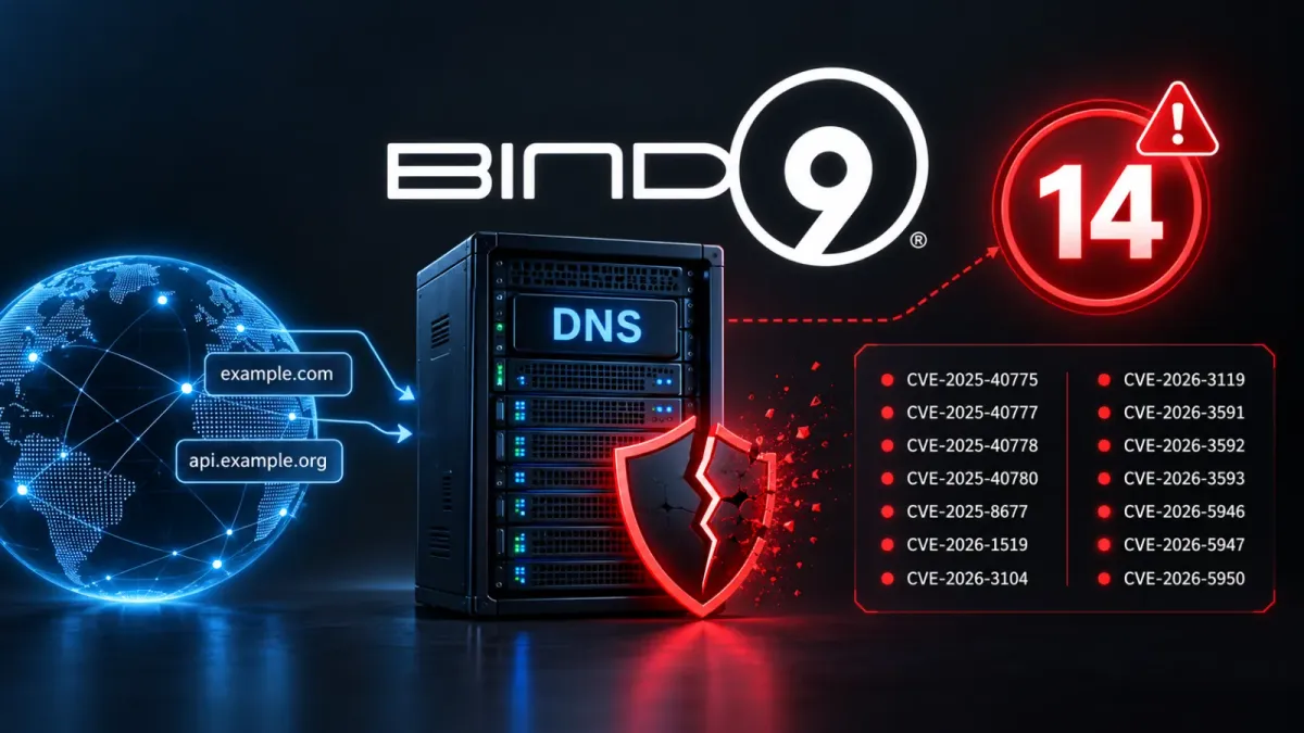BIND DNS сървъри са засегнати от 14 уязвимости в сигурността, позволяващи отравяне на кеша и отдалечен срив