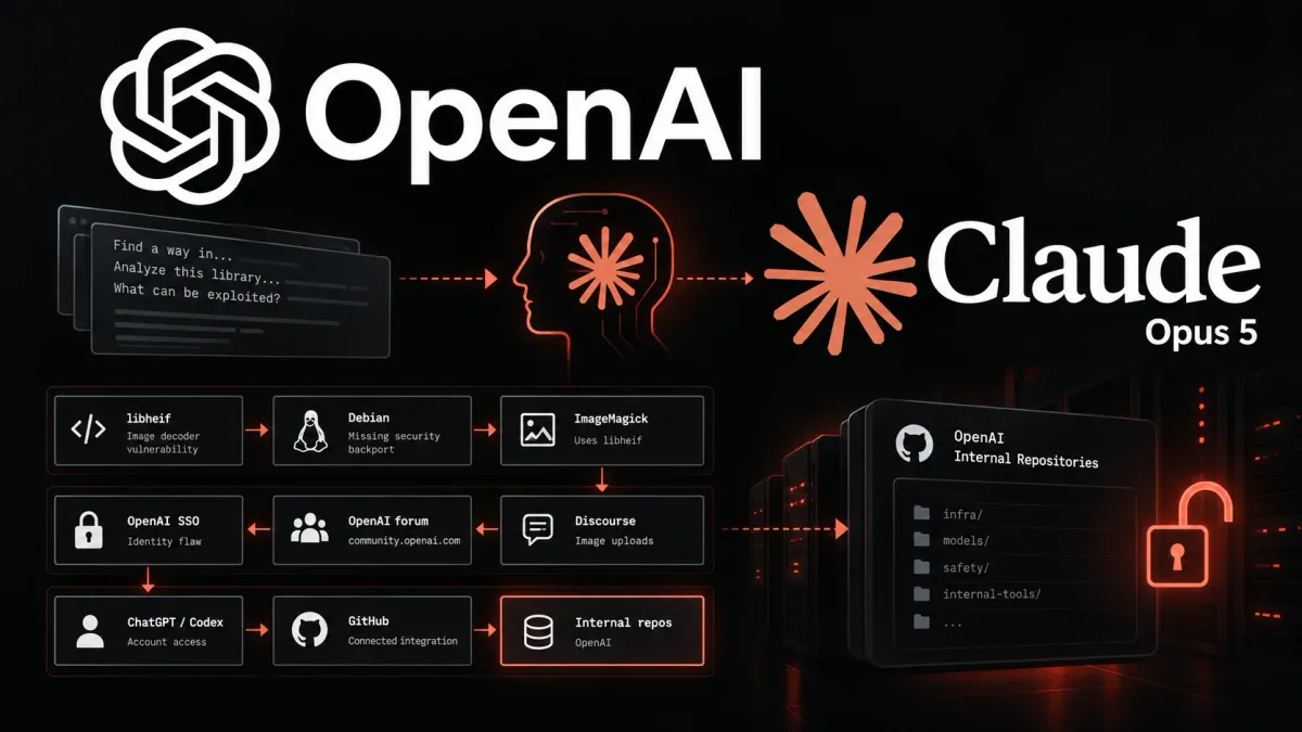 Изследователи използват Claude Opus 5, за да компрометират форума на OpenAI и да достигнат до вътрешни хранилища
