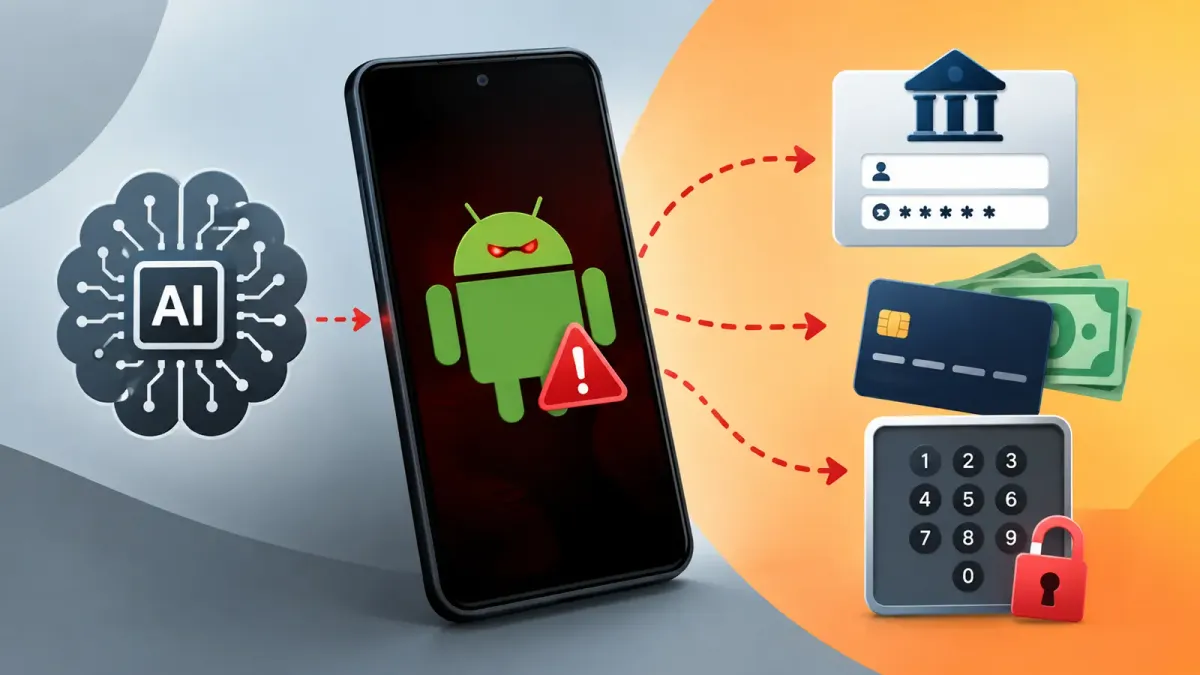 Нов зловреден код за Android използва изкуствен интелект, за да краде банков достъп и да възстановява PIN кодове