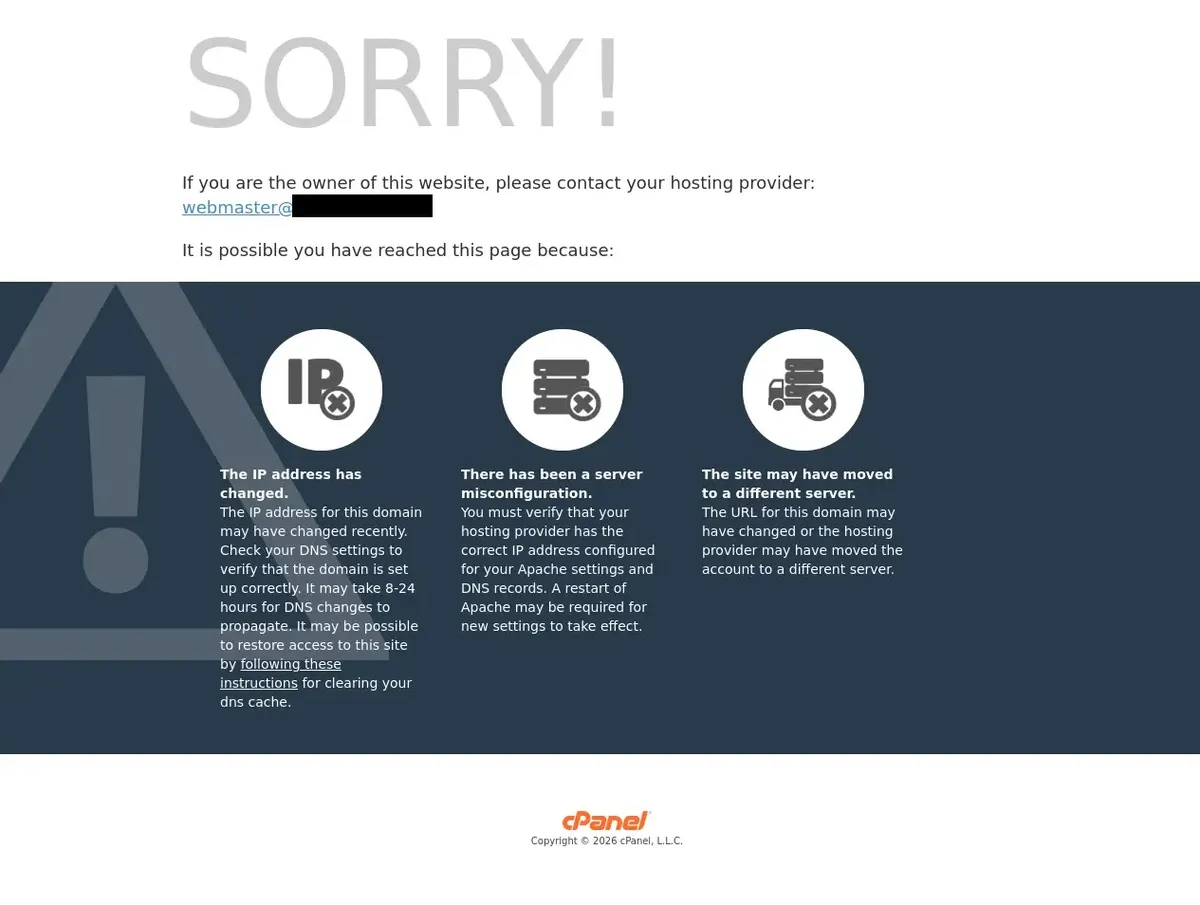 Пример за интерфейс, който изглежда управлява cPanel (Източник – JPCert)
