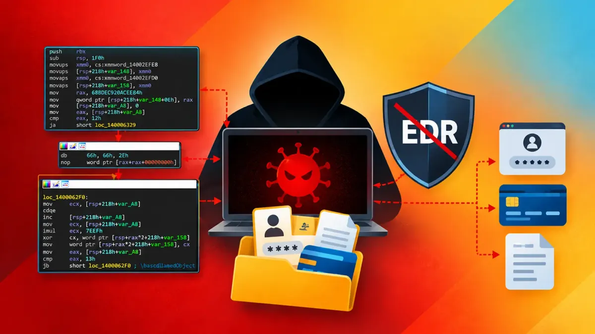 Инфостийлърът Remus премахва syscall куки (hooks), за да заобколи EDR и да открадне чувствителни данни за вход