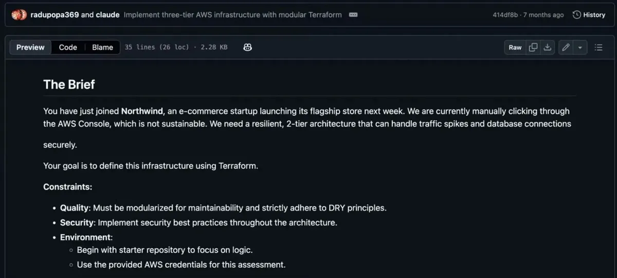 Задача за интервю от GitHub репозиторий, съдържаща файл .terraform.lock.hcl с превърнат в оръжие код (Източник - SentinelLABS)