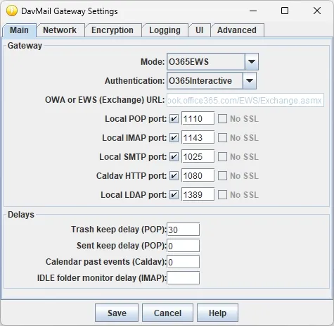 DavMail 7.0.0