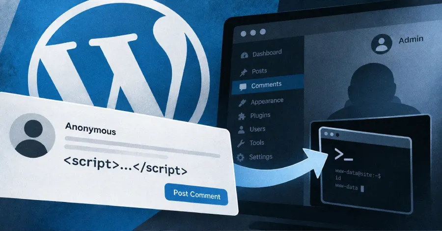 Уязвимост Comment2Shell в WordPress може да превърне анонимен коментар с XSS в RCE през админ сесия