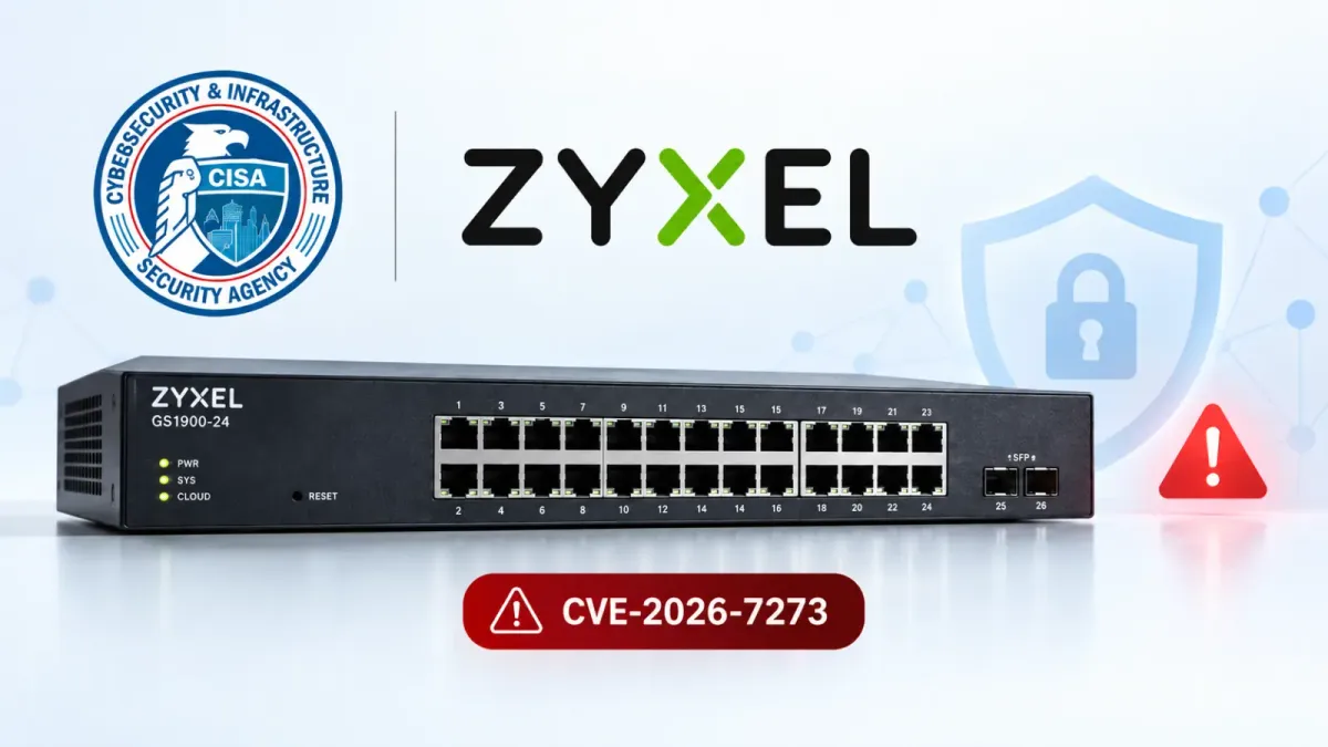 CISA предупреждава за уязвимост в суичове Zyxel GS1900, която се експлоатира активно в атаки