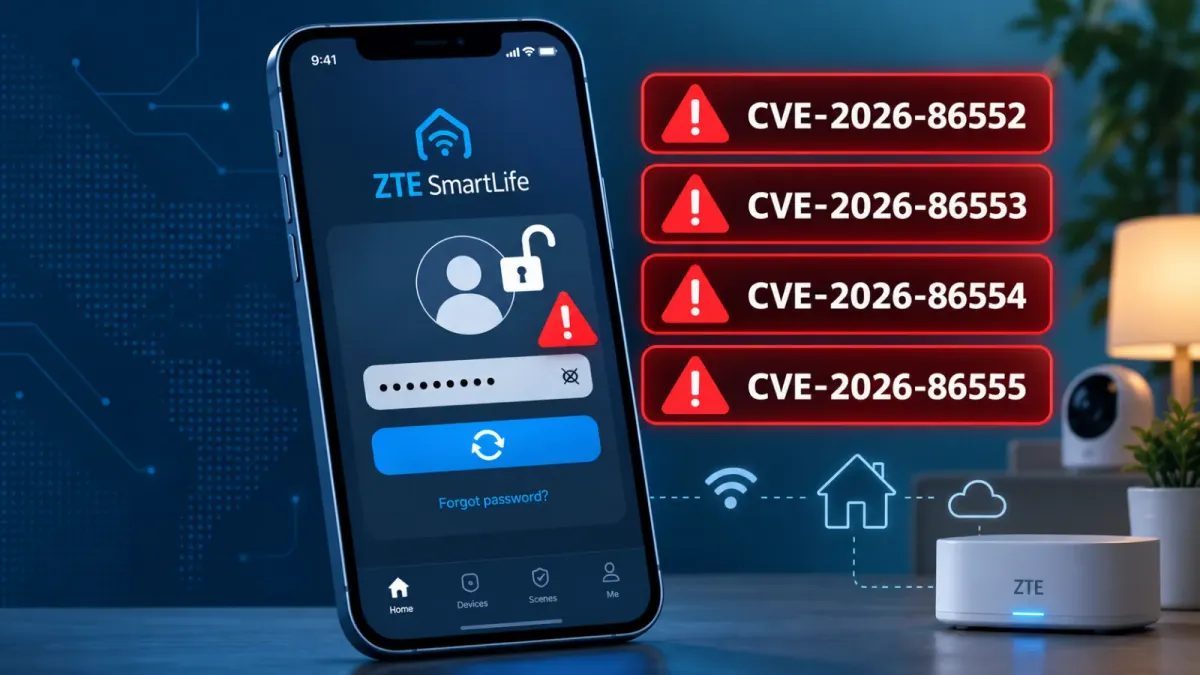 Уязвимости в ZTE SmartLife позволяват на атакуващи да отвличат акаунти чрез нулиране на пароли без потвърждение