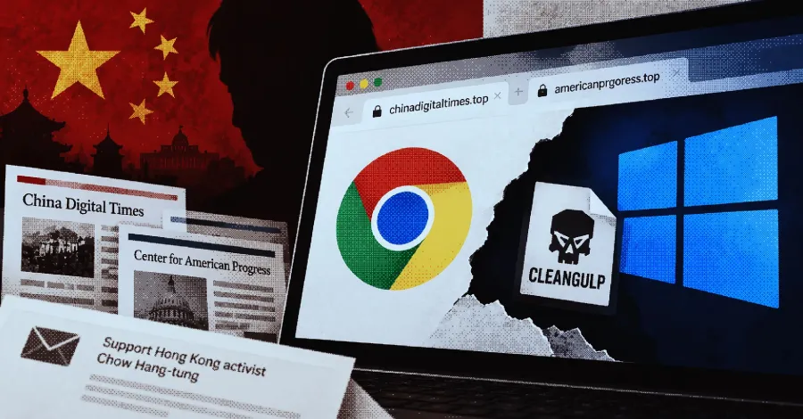 Китайски хакери се възползват от верига zero-day уязвимости в Chrome и Windows за разгръщане на зловредния код CLEANGULP